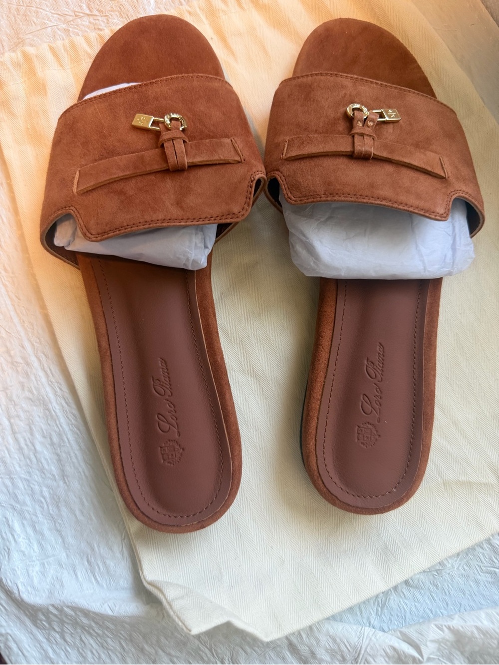 Loro Piana Summer Charms Walk Slides size EU 42 US 10.5 10 11